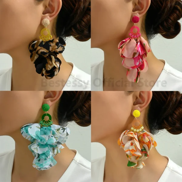 S273cc3c99e4f4c7689cce4a1a9843e05r.webp Radiant Blooms Floral Statement Earrings with Layered Petals