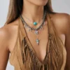 S28fd9f7b6ffe4079a93240981046e413c.webp Santa Fe Layers Boho Layered Necklace with Charms
