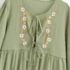Willow Embroidered Boho Maxi Dress
