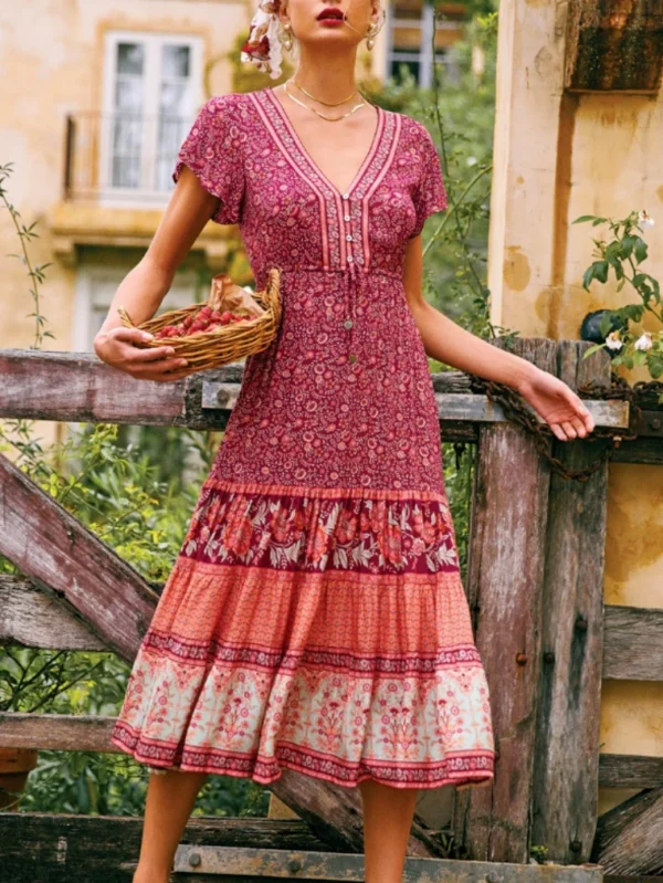 S2fa62b5d44454a6fa9af3164045b4c92x.webp Boho Midi Dress: Summer Symphony with Flowing Silhouettes and Playful Patterns