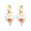 S319f52364cd04a8293987416ef6099175.webp Beautiful Heart Evil Eye Charm Earrings