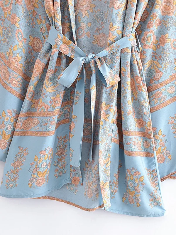 S34692932d913446c9cdafe7df8a2a09fp.webp Sunkissed Dreams Floral Kimono Robe with Belt Tie