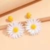 S39a814d9fbc34de3b8ee691b27cd6027I.webp Handmade Woven Rattan Daisy Drop Earrings