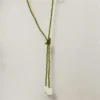 S3caec25f72b84442af61af02fa70cd996.webp Enchanted Lily Beaded Choker Necklace with Adjustable Length