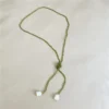 S3d54285ffabf410a80994c00ef280e61z.webp Enchanted Lily Beaded Choker Necklace with Adjustable Length
