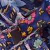 Summertime Flirt Floral Wrap Dress with Tie Waist