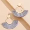 S425ee44e5dd242c991cfa5376f7b0107q.webp Festival Spirit Fringe Hoop Earrings with Gold Accents