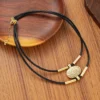 S426cd4ab61854e3e9c025e969ed5ae60y.webp Earthbound Textured Pendant Necklace and Bracelet Set