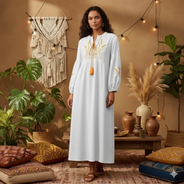 S42c66869e1c545a784d18f82c6b3c8c9h.webp Wheat Stalk Boho Embroidered Maxi Dress