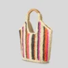 S483c332952cb4bd899ab277522dcff6fn.webp Striped Hand-Woven Woven Straw Tote with Leather Handles