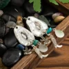 S4af9936179c74123a5e32e0fbf6c7c28K.webp Cowgirl Spirit Silver Earrings with Cactus and Teardrop Charms