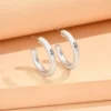 S4c27cfee4a474960bf3354ae57a5f8c5J.webp Irregular Crinkle Studs - Hammered Silver and Gold Earrings