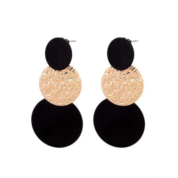 S4c6f6b424f3f4b30b49948bd6347cf5az.webp Bold Geometry Textured Geometric Drop Earrings