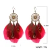 S4fe2520cbb0e4e53bc5fed930bd8ec97v.webp Nomad Sun Feather Dreamcatcher Statement Earrings