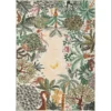 S542d2dbb94fa4c30b2175c9d86971ebcG.webp Midnight Jungle Reverie Boho Rug
