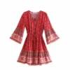 S54496935725849878cafd5062bd1681dO.webp Lavender Trail Boho Bell Sleeve Mini Dress