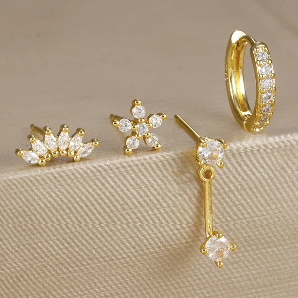 S5520b419b16245d6b4f233e0d3f6e704Z.webp Festive Glint Earring Set 4pcs with Crystal Accents – Spirit & Rebel