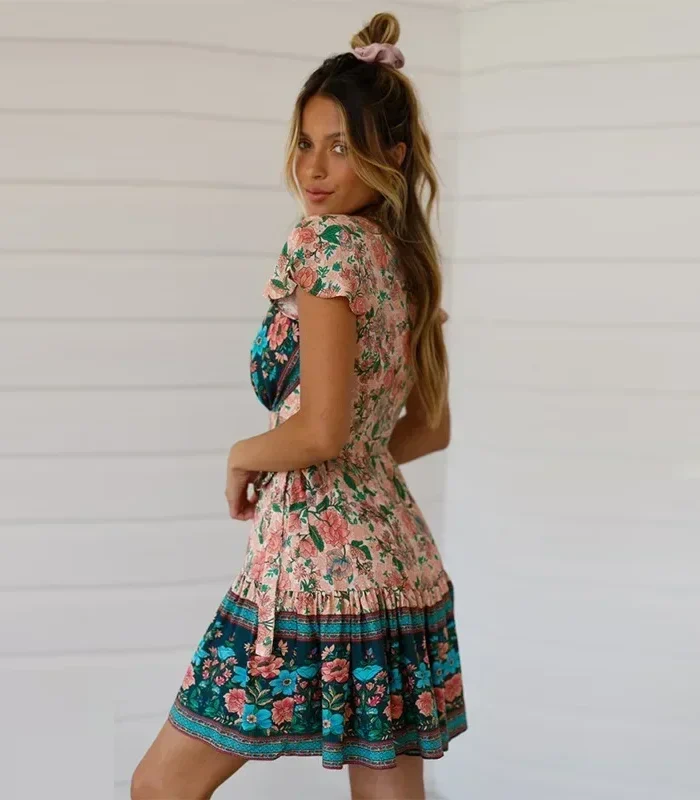 Endless Vacation Boho Mini Dress
