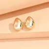 S57ed5c5056554de587d7c49ad5e1d6995.webp Irregular Crinkle Studs - Hammered Silver and Gold Earrings