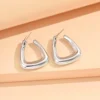 S5aae7b75d9414d3b87d22bdbe63a530f7.webp Irregular Crinkle Studs - Hammered Silver and Gold Earrings