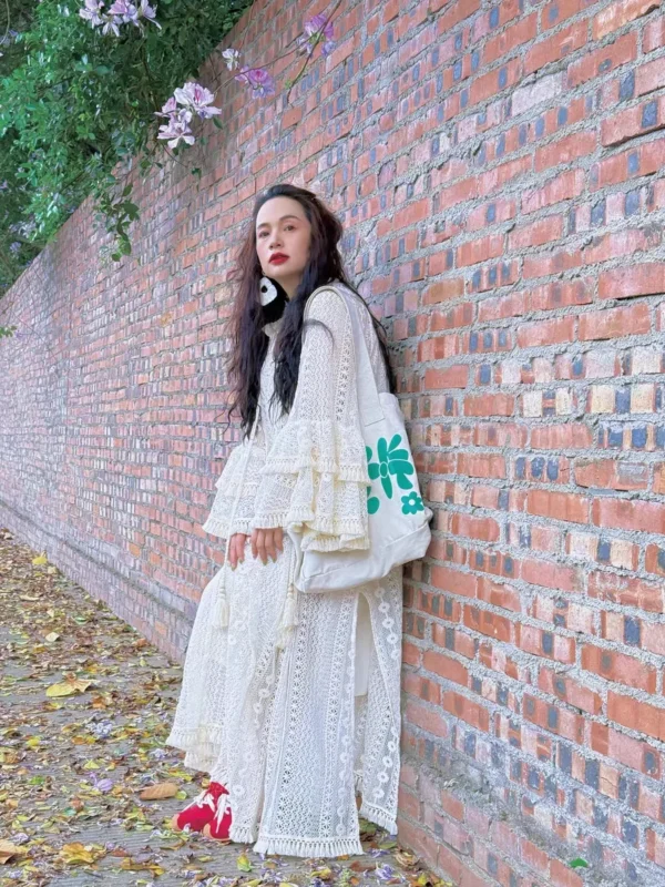 S5ef55462075e409e9348954624a6e9b41.webp Desert Muse Whimsical Tiered Ruffle Bell Sleeve Lace Maxi Dress
