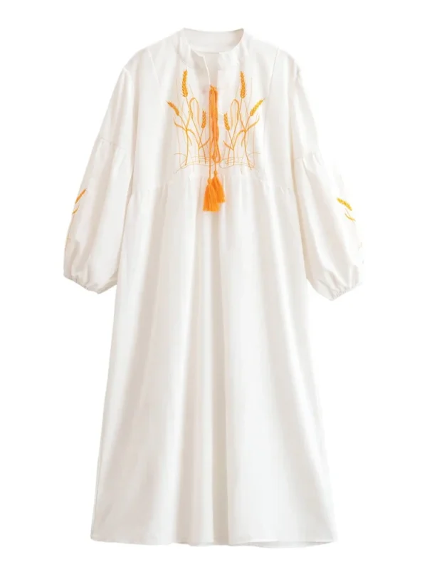 S614a9552012642c5b3e98dc724270bb6e.webp Wheat Stalk Boho Embroidered Maxi Dress