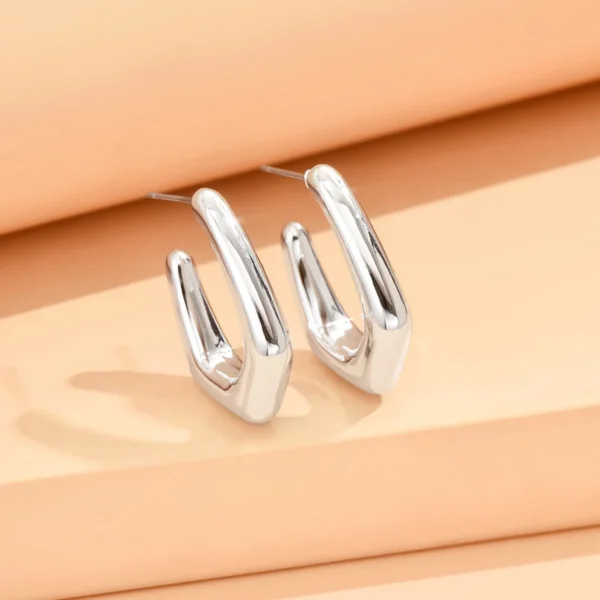 S617f13dac053460ea388ce368bbd7ce7e.webp Irregular Crinkle Studs - Hammered Silver and Gold Earrings