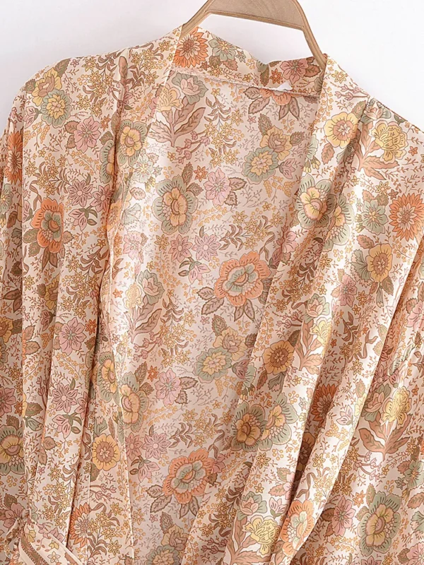S63e23a08e56742c786ea551951595fddb.webp Sunkissed Dreams Floral Kimono Robe with Belt Tie