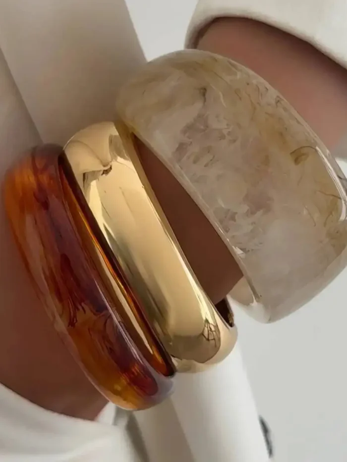 Wanderer Stackable Chunky Bangle Set