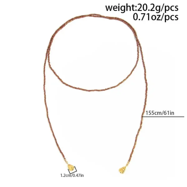 S657622aca75649799d0f93b16acd8b8a0.webp Ethereal Echoes Layered Beaded Necklace with Adjustable Length