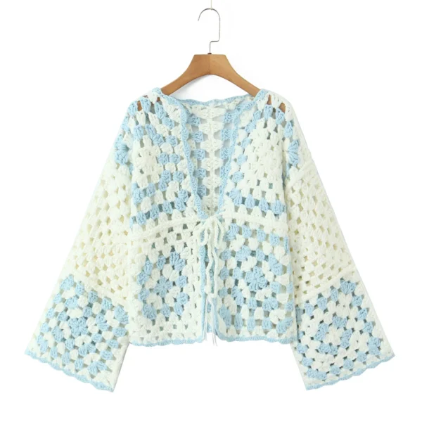 S673b29316b274c08ba668fb599c9e01dT.webp Shoreline Daydream Handmade Boho Crochet Cardigan