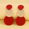 S678d1c294b284e1bb7021479e48f42a2D.webp Bold Geometry Textured Geometric Drop Earrings