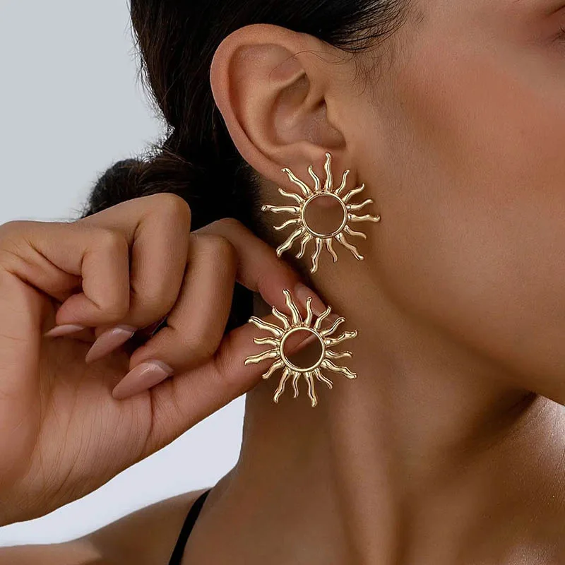 Sunshine-Inspired Boho Earrings Radiating Warmth and Joy