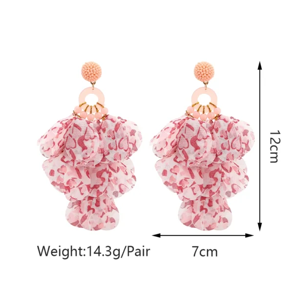 S692ce01f8d9c4ad3b1bb2353f5a41900F.webp Radiant Blooms Floral Statement Earrings with Layered Petals