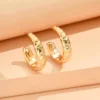S6aa2b1f192364ddab75b4dfc20d43495P.webp Irregular Crinkle Studs - Hammered Silver and Gold Earrings