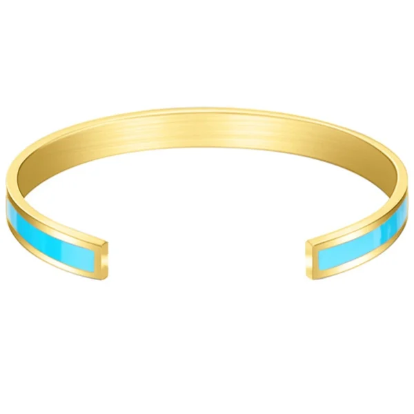 S6d12d52295e0470daa547be7a16c934bw-1.webp Vibrant Groove Colorful Enamel Bangle Bracelets Slip-On Style Turquoise – Spirit & Rebel