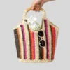 S6f2e515d8bde451cb167bc2c6f471a2fY.webp Striped Hand-Woven Woven Straw Tote with Leather Handles