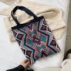 S70a776cd03a646ed9ce1827f0a970e1eu.webp Geometric Woven Boho Tote Bag
