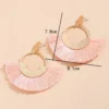 S710fce544a0e478dbf001f35a4dee553R.webp Festival Spirit Fringe Hoop Earrings with Gold Accents