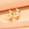S7154e8556fd94e088fdd183f9e1b80c73.webp Irregular Crinkle Studs - Hammered Silver and Gold Earrings