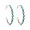 S745930a10365497daa1aeb161acef8079.webp Western Chic Stone Hoop Statement Earrings