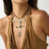 S783ed6d851b746c09b00bfe2c21f9fab2.webp Nomad Spirit Boho Layered Silver Turquoise Necklace