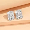 S78b91f0af158444b979496e54c002100X.webp Irregular Crinkle Studs - Hammered Silver and Gold Earrings
