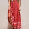 S7c5878b965784cb19a37b6ae4a57d35a2.webp Harmony Flows Bohemian Floral Maxi Skirt with Tiered Design