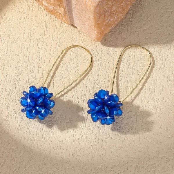 S7e750e4554a5405683049f11ac229656N.webp Blossom Harmony Floral Drop Earrings with Delicate Gold Wire