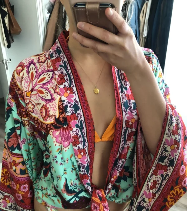 S81553ce1346c4af4be70191df0a5d328v.webp Adventure Awaits Batwing Boho Kimono with Ties and Vibrant Patterns