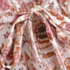 Summertime Flirt Floral Wrap Dress with Tie Waist