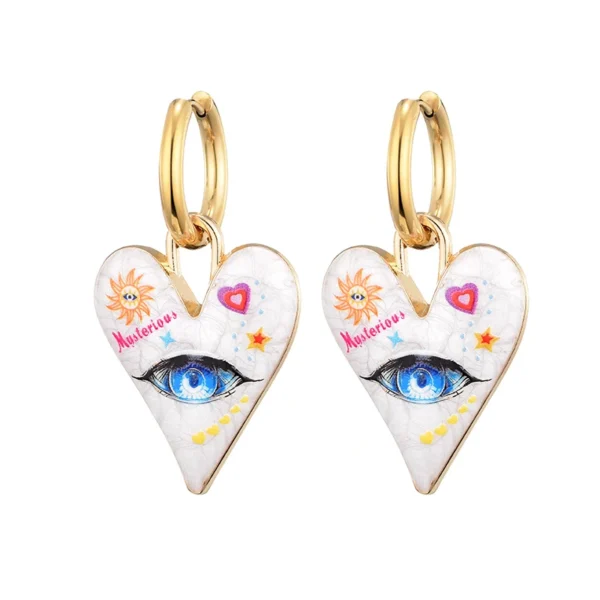 S8293911c339d459e8baae901f96e3107k.webp Beautiful Heart Evil Eye Charm Earrings