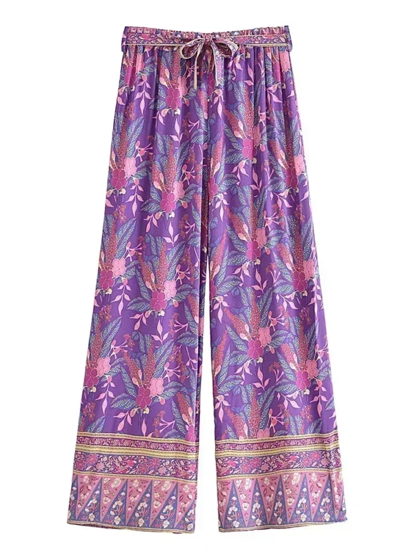 S82b22f9d625b47fc867721433be09e75I.webp Purple Meadow Loose Boho Pants