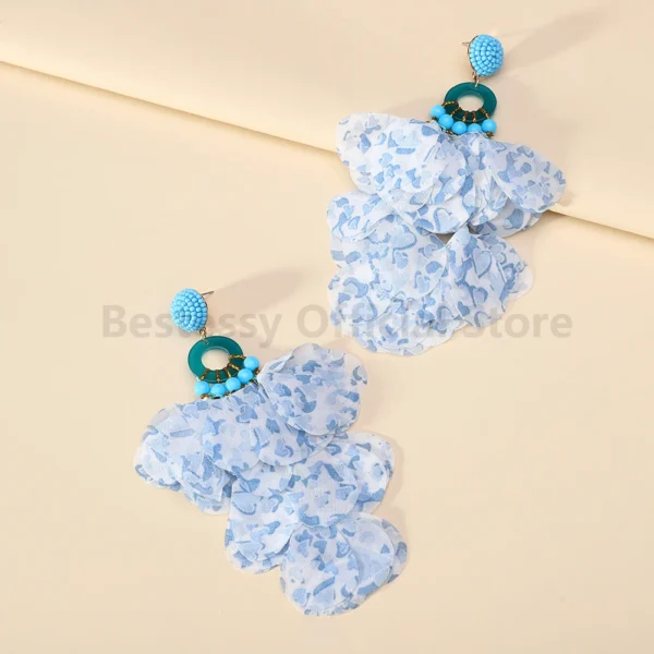 S8342c65eb40044bcbbec14fc0589f148k.webp Radiant Blooms Floral Statement Earrings with Layered Petals